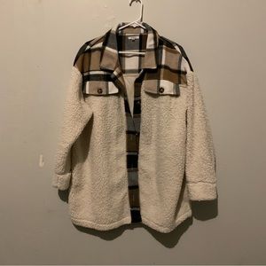 🆕 maurices Sherpa Plaid Shacket